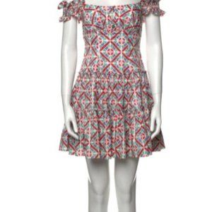 Caroline Constas Print Mini Dress S